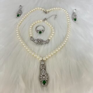 طقم سلسلة + اقراط